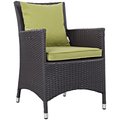 East End Imports Sojourn Outdoor Patio Armchair- Espresso Peridot EEI-1913-EXP-PER